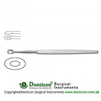 Wolff Lupus Curette Fig. 6 Stainless Steel, 14 cm - 5 1/2"
